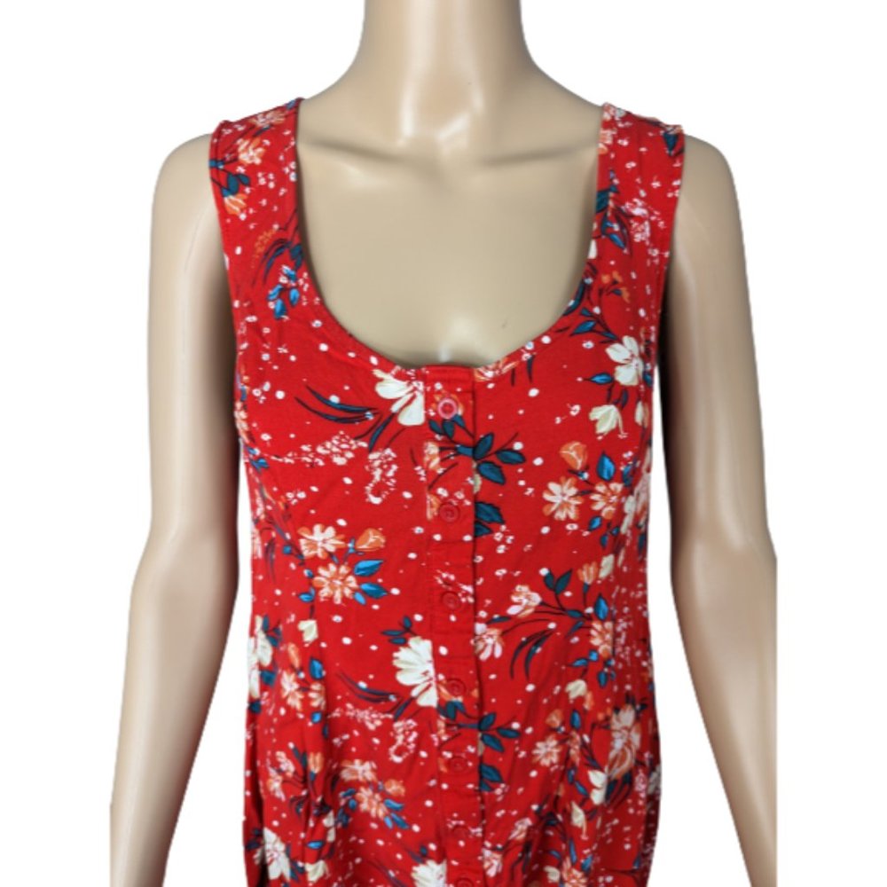 Torrid Fit And Flare Stretch Challis Button-Front… - image 3